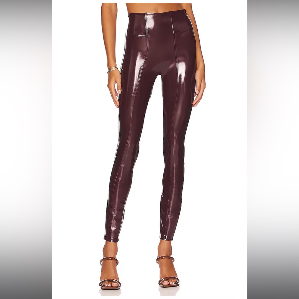 Faux patent leather leggings - Picture 1 of 4